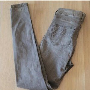 Maje Grey High Waisted Rise Skinny Fitted Jeans
